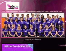 Tablet Screenshot of defi-des-demoisailes.com